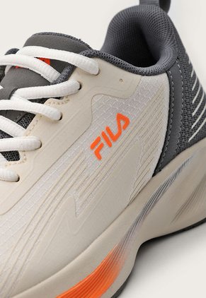 Tenis Running Beige-Gris-Naranja FILA Aprire