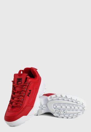 Tenis Lifestyle Rojo-Blanco Fila Disruptor 2 Premium