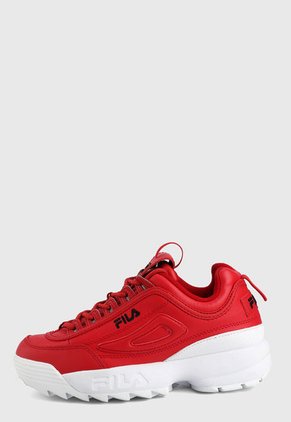 Tenis Lifestyle Rojo-Blanco Fila Disruptor 2 Premium