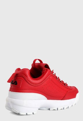 Tenis Lifestyle Rojo-Blanco Fila Disruptor 2 Premium