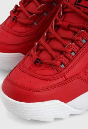 Tenis Lifestyle Rojo-Blanco Fila Disruptor 2 Premium