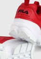 Tenis Lifestyle Rojo-Blanco Fila Disruptor 2 Premium de Fila