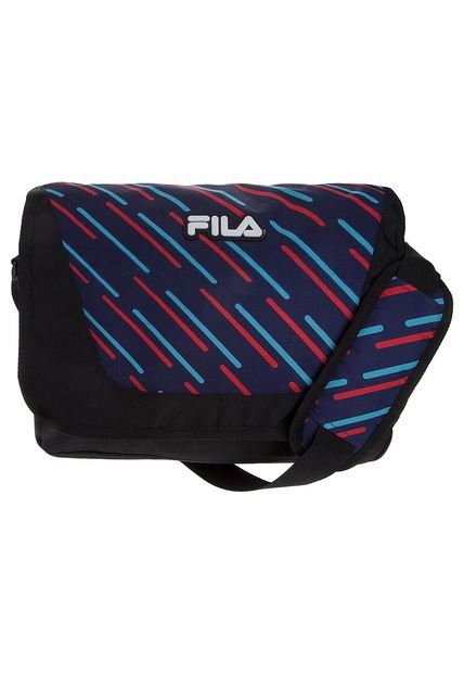 Bolso Manos Libres Negro-Azul  Fila