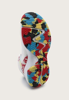 Tenis Basketball Blanco-Rojo-Azul Fila Bigotto