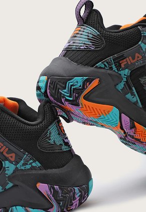 Tenis Basketball Negro-Multicolor Fila Bigotto