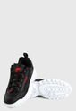 Tenis Lifestyle Negro-Rojo-Blanco Fila Disruptor II de Fila