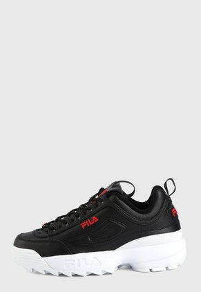 Tenis Lifestyle Negro-Rojo-Blanco Fila Disruptor II