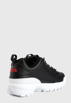 Tenis Lifestyle Negro-Rojo-Blanco Fila Disruptor II