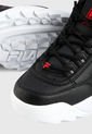 Tenis Lifestyle Negro-Rojo-Blanco Fila Disruptor II de Fila