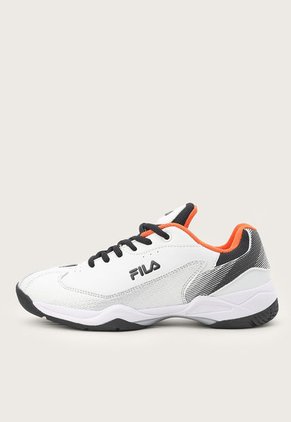 Tenis para Tennis Blanco-Naranja-Negro Fila Courtdan