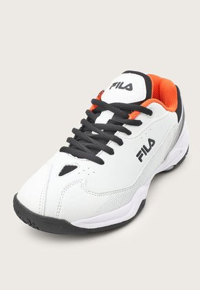 Tenis para Tennis Blanco-Naranja-Negro Fila Courtdan