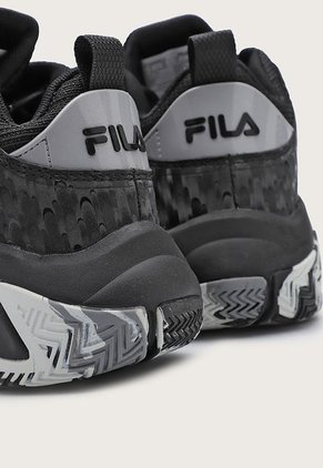 Tenis Basketball Negro-Blanco-Gris Fila Piccolo