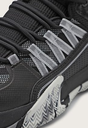 Tenis Basketball Negro-Blanco-Gris Fila Piccolo