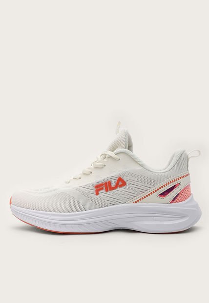 Tenis Running Marfil-Naranja-Blanco FILA Stardust