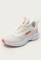 Tenis Running Marfil-Naranja-Blanco FILA Stardust de Fila