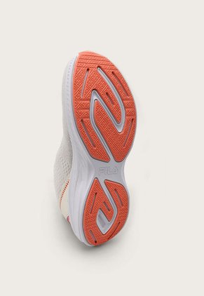 Tenis Running Marfil-Naranja-Blanco FILA Stardust