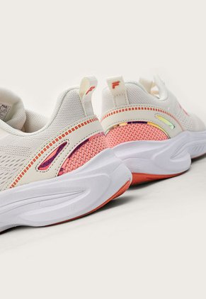 Tenis Running Marfil-Naranja-Blanco FILA Stardust