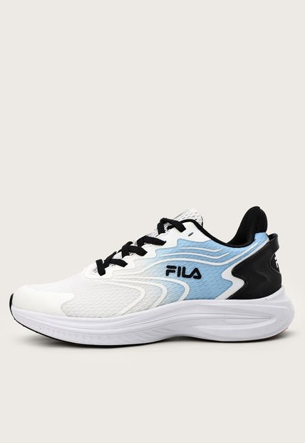 Tenis Running Blanco-Celeste-Negro FILA Diffenno