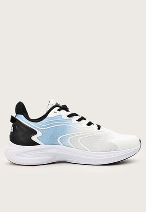 Tenis Running Blanco-Celeste-Negro FILA Diffenno