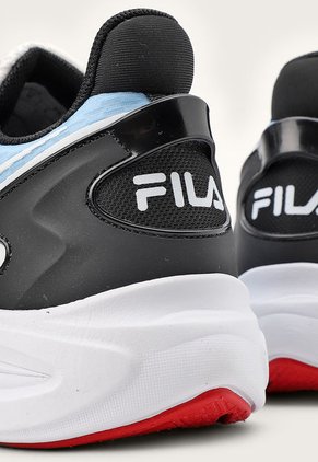 Tenis Running Blanco-Celeste-Negro FILA Diffenno