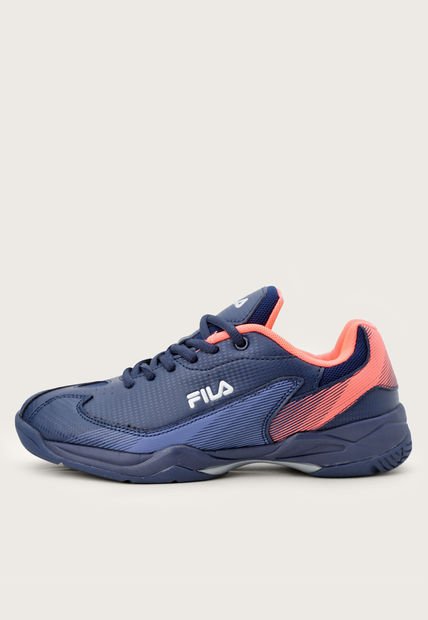 Tenis para Tennis Azul Navy-Coral Fila Courtdan