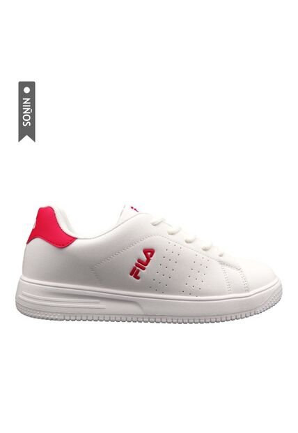 Tenis Fila Jr Miwi Niño-Blanco/Rojo