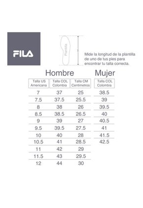 GUAYO FILA HOMBRE 432020BWG HIMER TF Talla 8