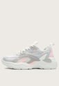 Tenis Lifestyle Blanco-Gris-Rosa Fila Bister de Fila