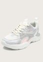 Tenis Lifestyle Blanco-Gris-Rosa Fila Bister de Fila