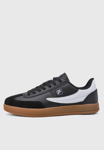 Tenis Lifestyle Negro-Blanco-Marrón FILA Burter Fila