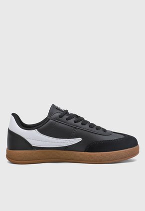 Tenis Lifestyle Negro-Blanco-Marrón FILA Burter