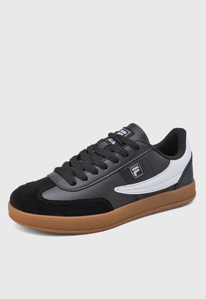 Tenis Lifestyle Negro-Blanco-Marrón FILA Burter
