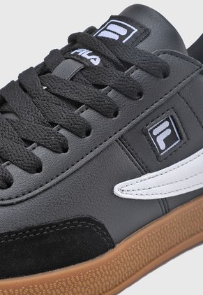 Tenis Lifestyle Negro-Blanco-Marrón FILA Burter