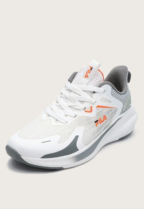Tenis Running Blanco-Gris-Naranja Fila Runmer