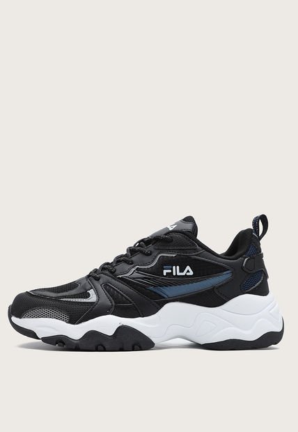 Tenis Lifestyle Negro-Blanco-Gris Fila Camper