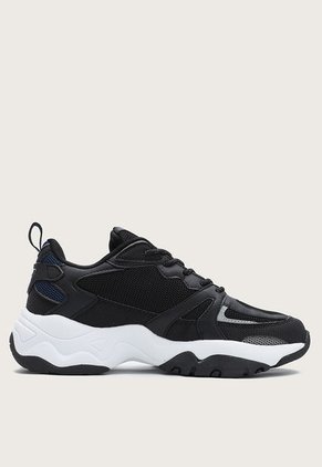 Tenis Lifestyle Negro-Blanco-Gris Fila Camper