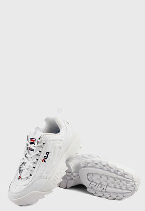 Tenis Lifestyle Blanco-Azul-Rojo Fila Disruptor II