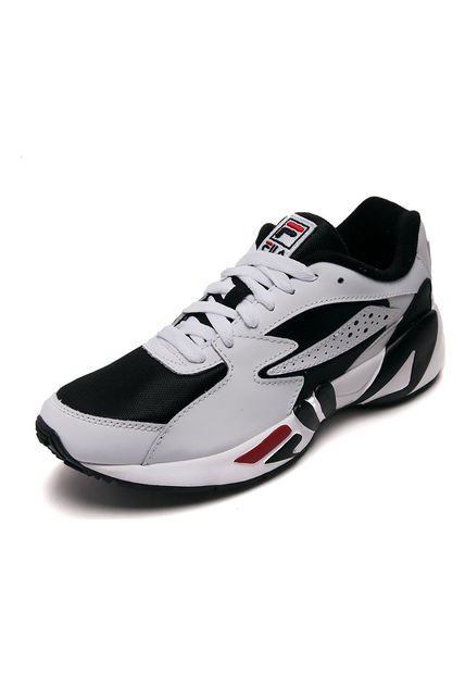 Tenis Lifestyle Blanco-Negro-Rojo Fila Mindblower