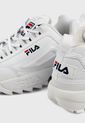 Tenis Lifestyle Blanco-Azul-Rojo Fila Disruptor II de Fila