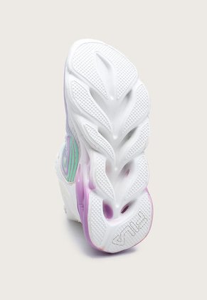 Tenis Lifestyle Blanco-Lila-Verde Menta Fila Grasso