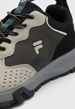 Tenis de Senderismo Negro-Gris-Beige FILA Mrs Runner