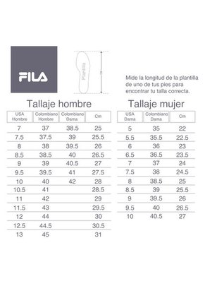 TENIS FILA HOMBRE 437010BLK TRAILKER Talla 8.5