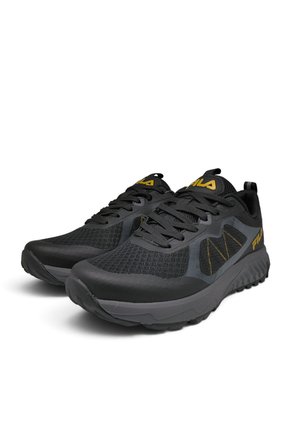 Tenis Fila Slough De Hombre-Negro/Gris
