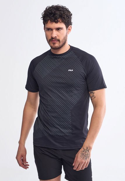 Camiseta Negro-Gris Oscuro FILA Gerler