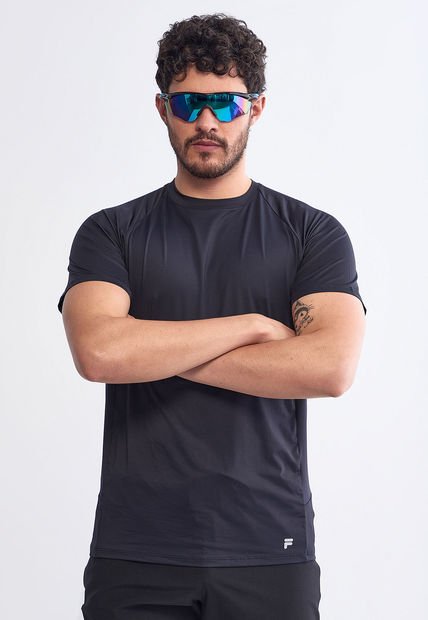 Camiseta Negro-Gris FILA Dumer