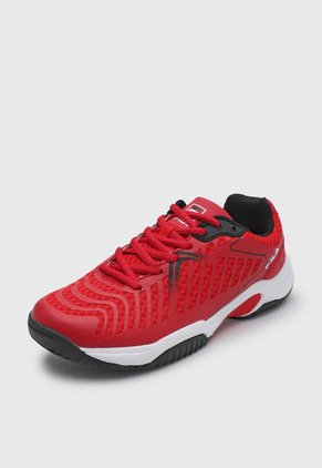 Tenis para Tennis Rojo-Blanco-Negro FILA Court Risk