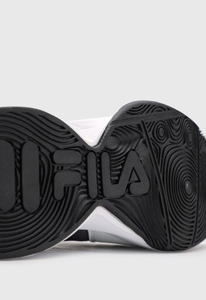 Tenis Basketball Negro-Blanco-Tornasol Fila HI BTR