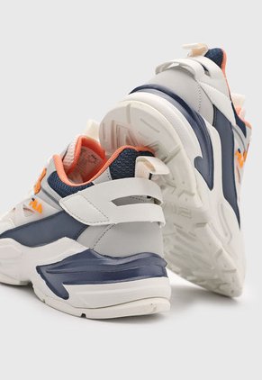 Tenis Lifestyle Marfil-Azul Navy-Mostaza Fila Trigar