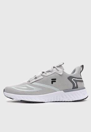 Tenis Running Gris-Negro-Blanco Fila Lildol