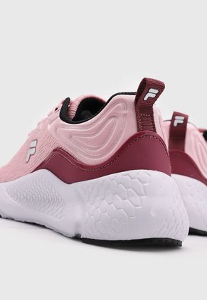 Tenis Training Rosa-Borgoña-Blanco Fila Marilon